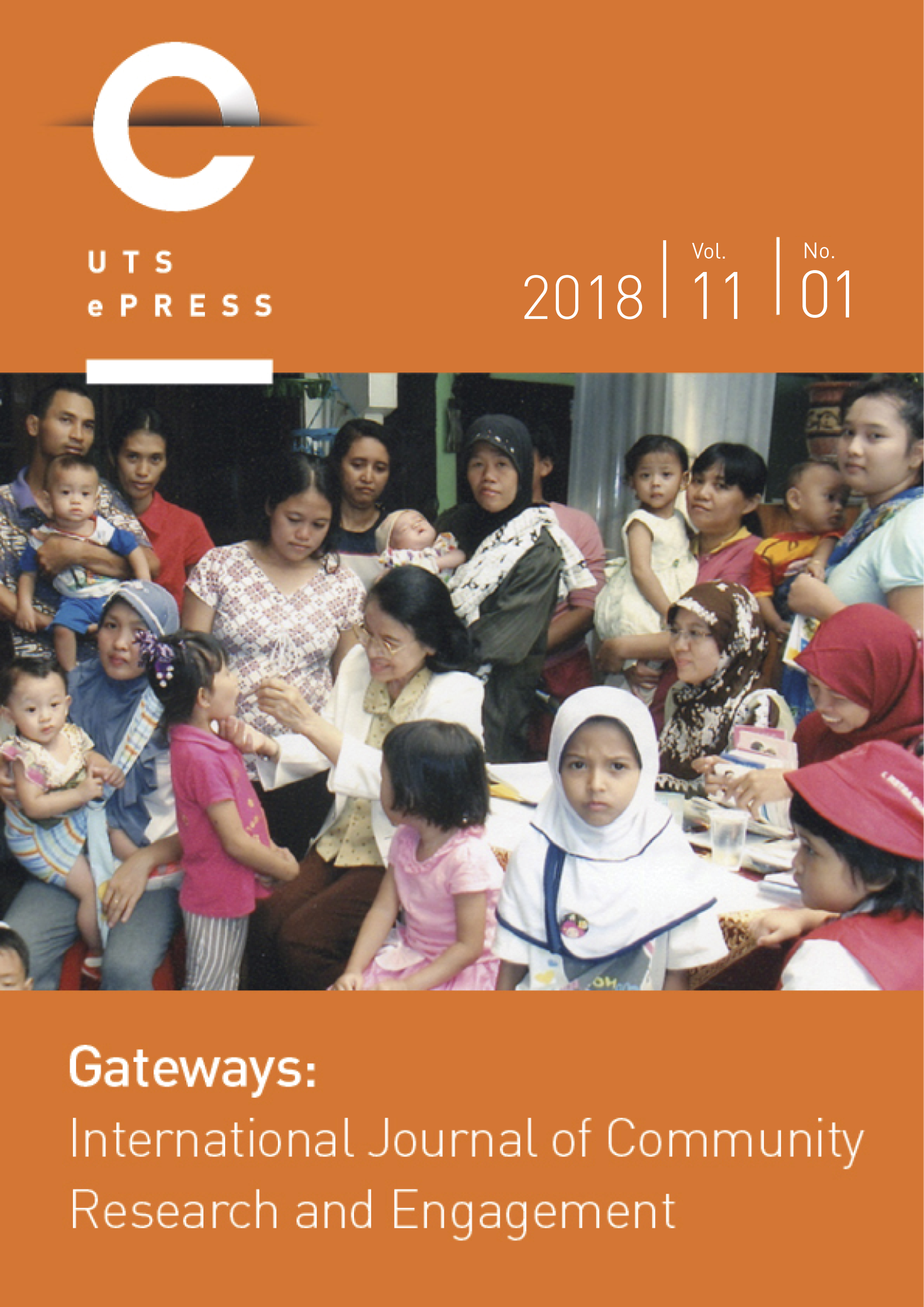 Cover - Gateways , Volume 11, Issue 1, 2018